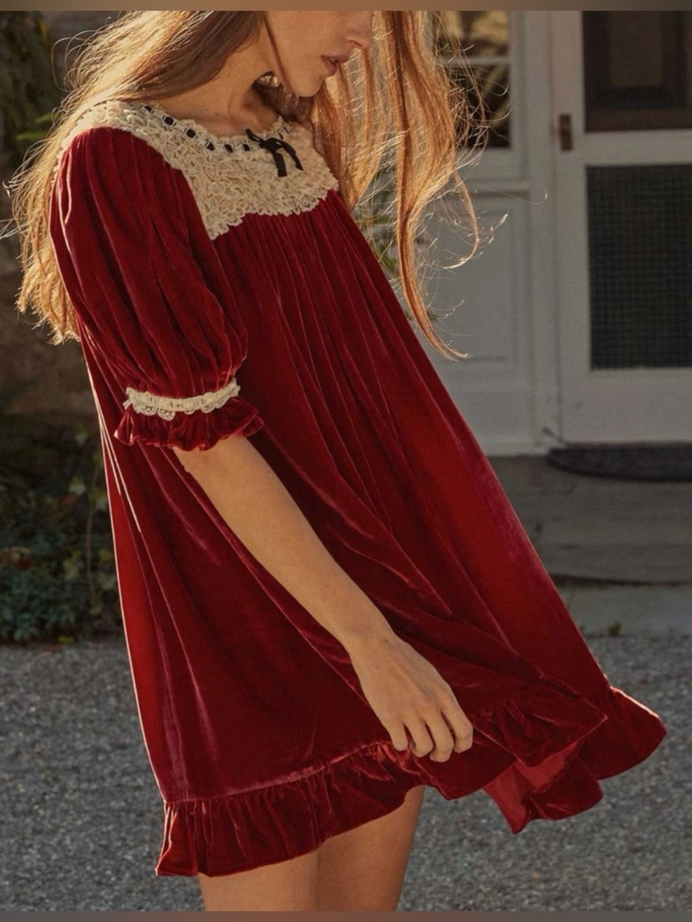 ISO (2026) DÔEN Rondes Dress in Red Currant L or XL